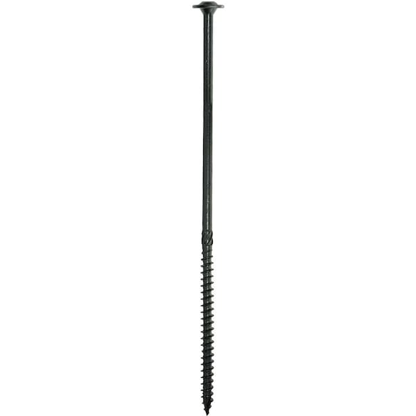 Screw, Steel, 8 in L, 250 PK